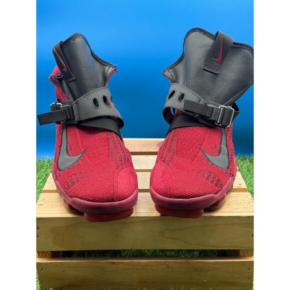 Nike Air VaporMax FK Gator ISPA - Maroon Black-AO3241-600 - Men’s Size 12 - Rare main image 9
